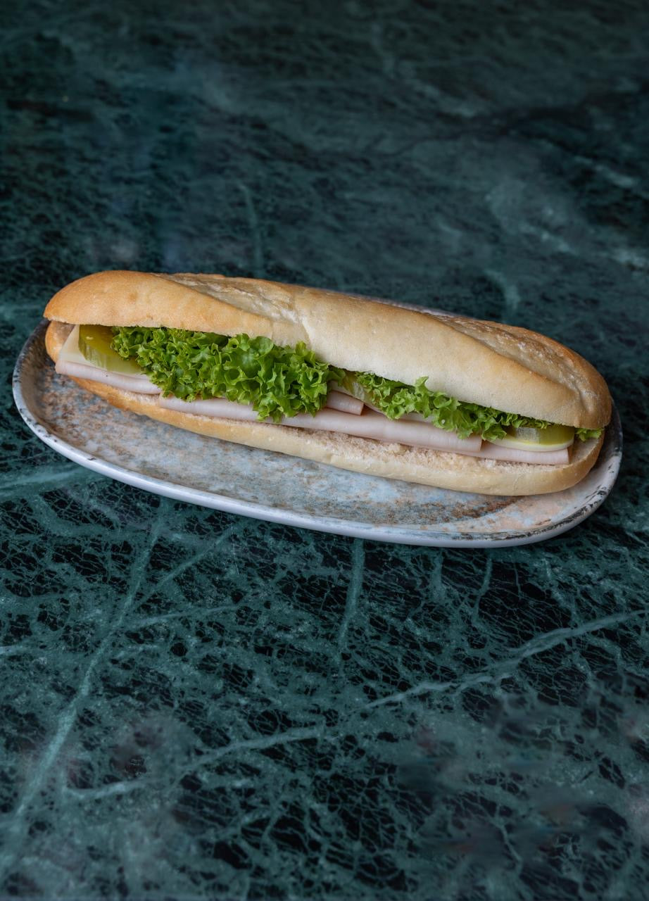 Turkey and cheese sandwich