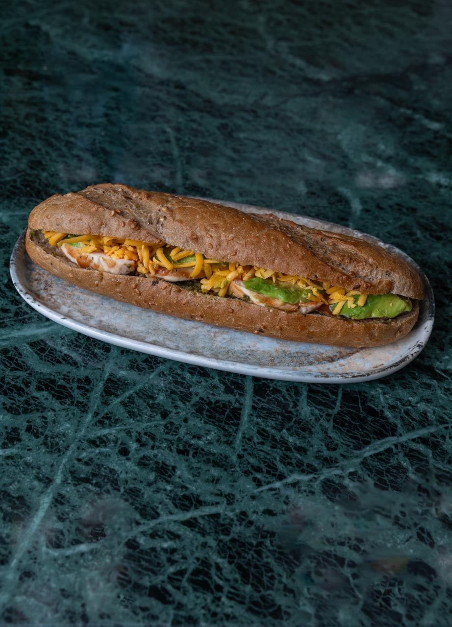 Chicken pesto sandwich